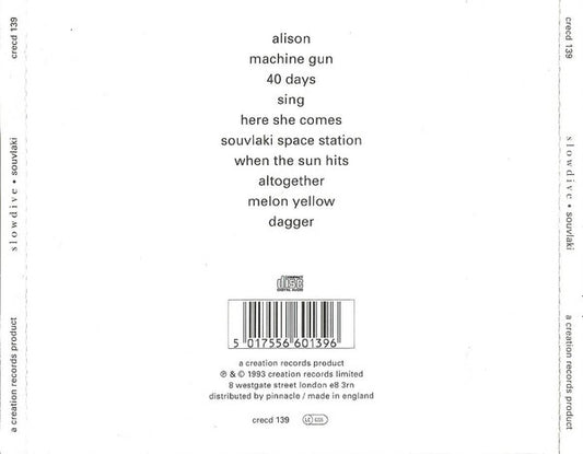 Slowdive : Souvlaki (CD, Album)