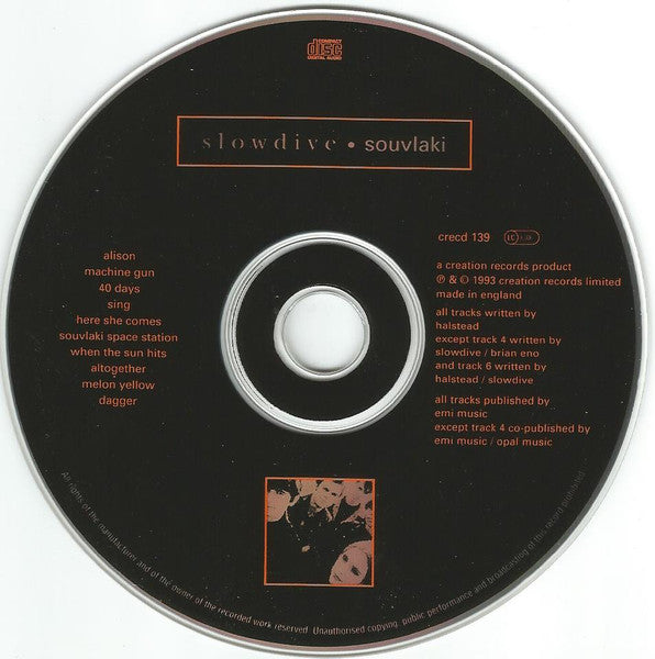 Slowdive : Souvlaki (CD, Album)