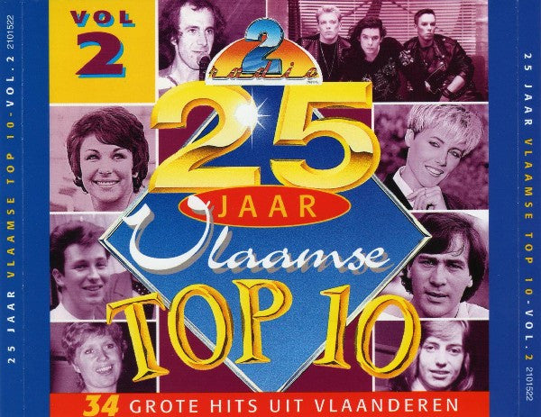 Various : 25 Jaar Vlaamse Top 10 Vol. 2 - 34 Grote Hits Uit Vlaanderen (2xCD, Comp)