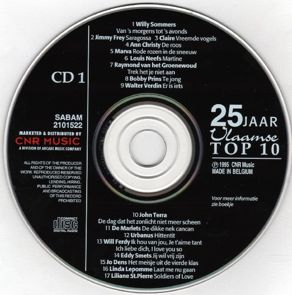 Various : 25 Jaar Vlaamse Top 10 Vol. 2 - 34 Grote Hits Uit Vlaanderen (2xCD, Comp)