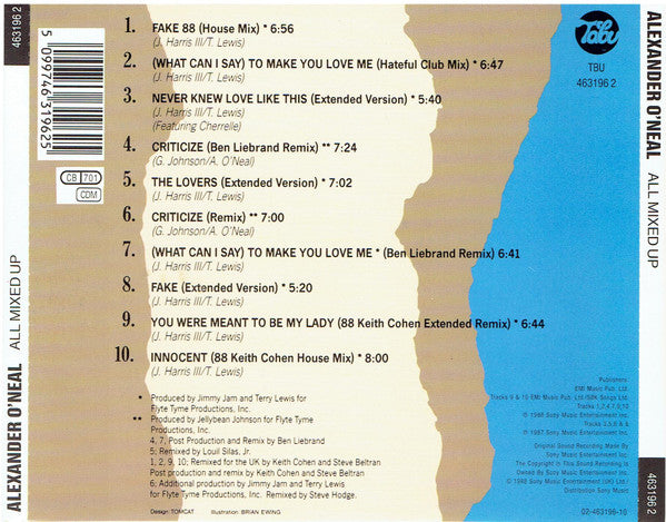 Alexander O'Neal : All Mixed Up (CD, Album, RE)