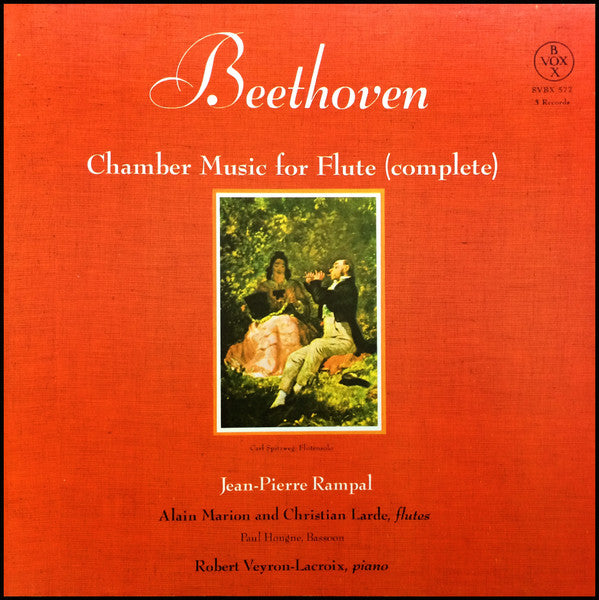 Ludwig van Beethoven, Jean-Pierre Rampal, Alain Marion, Christian Lardé, Paul Hongne, Robert Veyron-Lacroix : Chamber Music For Flute (Complete) (3xLP + Box)
