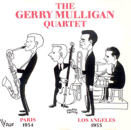 Gerry Mulligan Quartet : Paris 1954 / Los Angeles 1953 (CD, Comp)