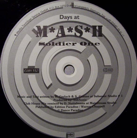 Soldier One : Days At M*A*S*H (12")