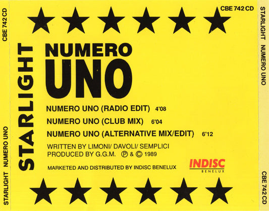Starlight : Numero Uno (CD, Maxi)