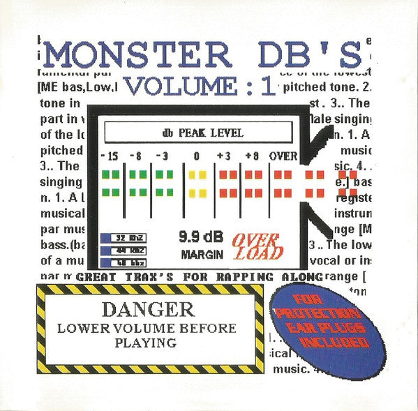 Ragdoll Productions : Monster DB's Volume 1 (CD, Album)