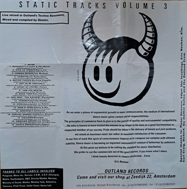 Various : Static Tracks Vol 3 (CD, Comp, Mixed)