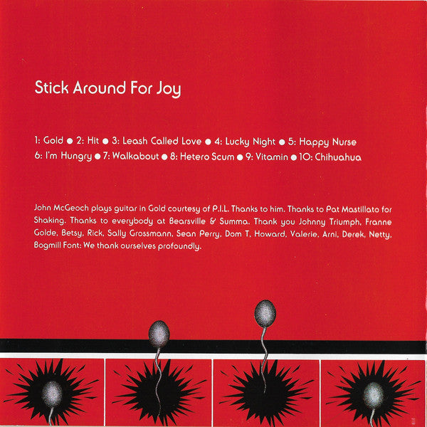 The Sugarcubes : Stick Around For Joy (CD, Album)