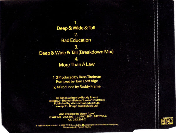 Aztec Camera : Deep & Wide & Tall (CD, Mini)