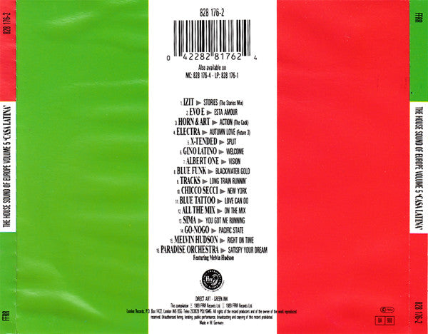 Various : The House Sound Of Europe - Vol V - 'Casa Latina' (CD, Comp)