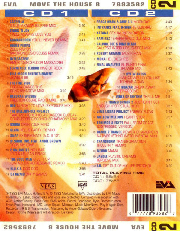 Various : Move The House 8 (2xCD, Comp)