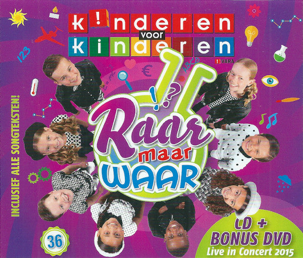 Kinderen voor Kinderen : 36 - Raar Maar Waar (CD, Album + DVD-V, PAL)