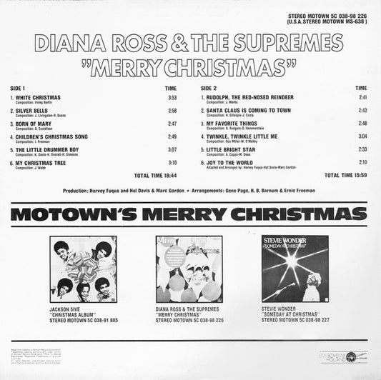 The Supremes : Merry Christmas (LP, Album)