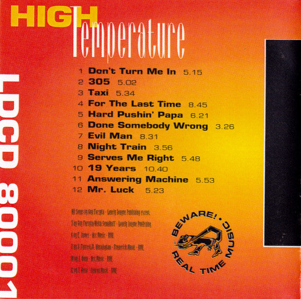 Guy Forsyth Band : High Temperature (CD, Album)