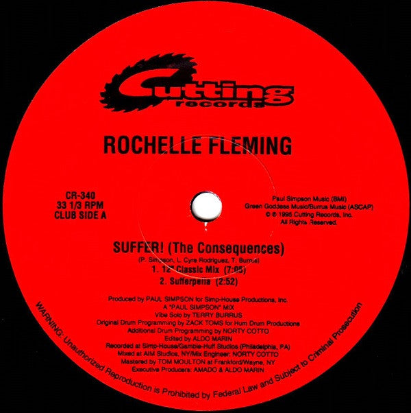 Rochelle Fleming : Suffer! (The Consequences) (2x12")