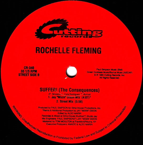 Rochelle Fleming : Suffer! (The Consequences) (2x12")