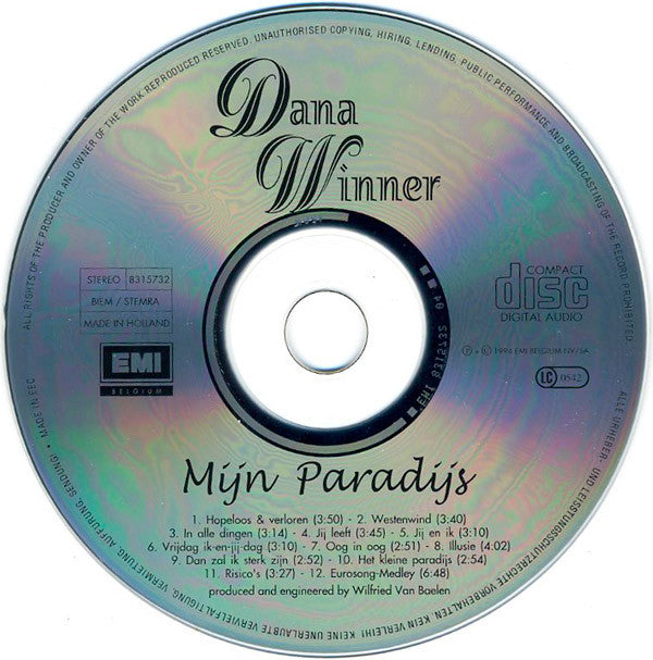 Dana Winner : Mijn Paradijs (CD, Album)