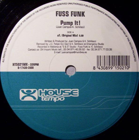 Fuss Funk : Pump It! (12")