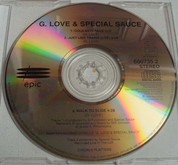 G. Love & Special Sauce : Cold Beverage (CD, Single)