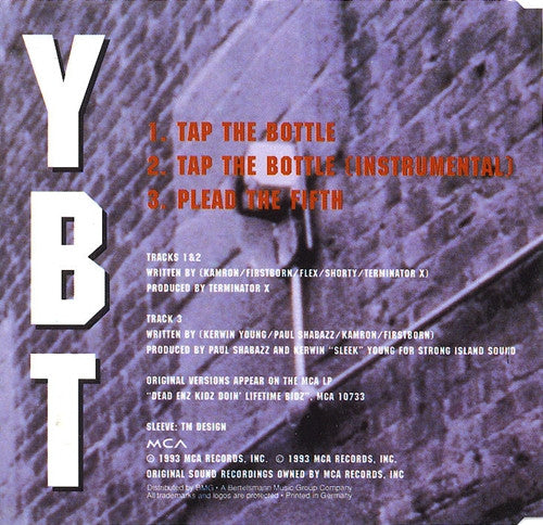 Young Black Teenagers : Tap The Bottle (CD, Maxi)