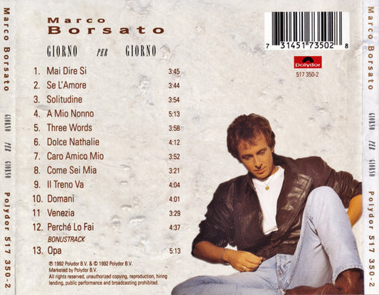 Marco Borsato : Giorno Per Giorno (CD, Album)
