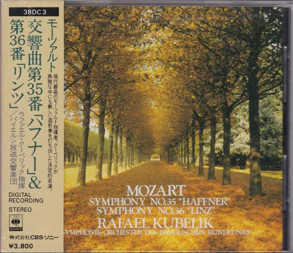 Wolfgang Amadeus Mozart - Rafael Kubelik, Symphonie-Orchester Des Bayerischen Rundfunks : Symphony No. 35 "Haffner" / Symphony No. 36 "Linz" (CD, Album)