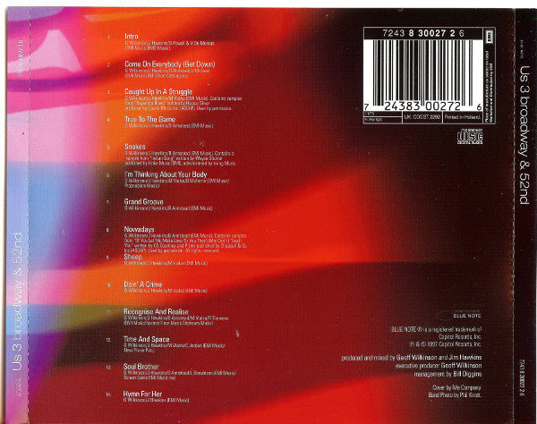 Us3 : Broadway & 52nd (CD, Album)