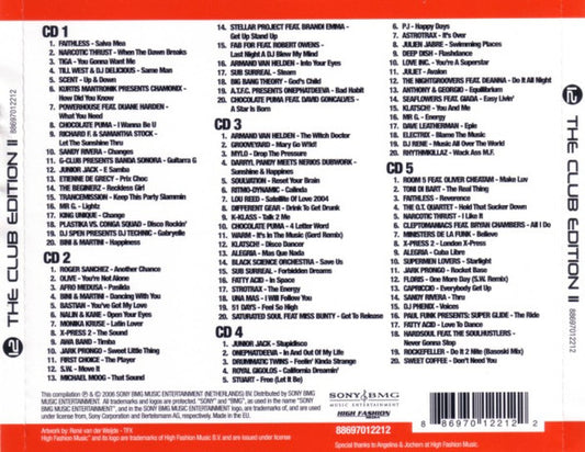 Various : History Of Dance - 12 - The Club Edition II (5xCD, Comp)