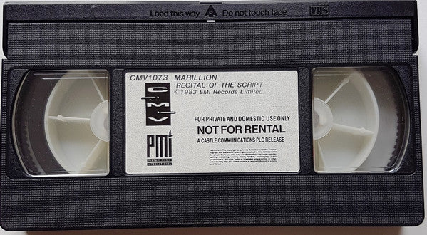 Marillion : Recital Of The Script (VHS, PAL)