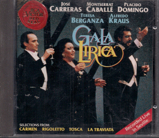 José Carreras, Montserrat Caballé, Placido Domingo, Teresa Berganza, Alfredo Kraus, Various : Gala Lirica (CD)