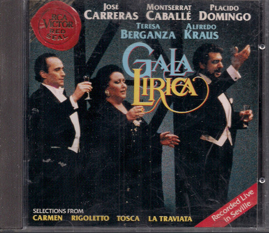 José Carreras, Montserrat Caballé, Placido Domingo, Teresa Berganza, Alfredo Kraus, Various : Gala Lirica (CD)