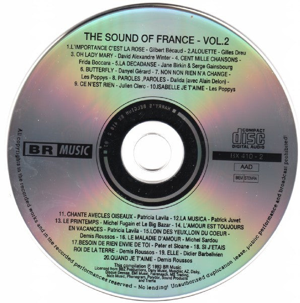 Various : Bonjour La France Vol. 1 (2xCD, Comp)