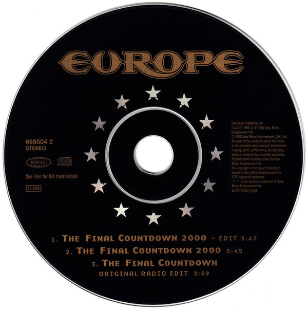 Europe (2) : The Final Countdown 2000 (CD, Maxi)