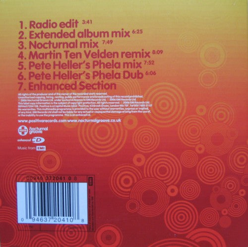 Shapeshifters & Chic : Sensitivity (CD, Single, Enh)