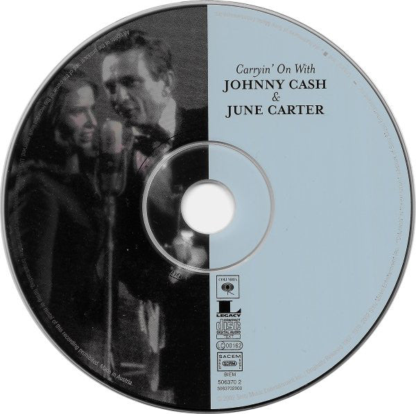 Johnny Cash & June Carter : Carryin' On With Johnny Cash & June Carter (CD, Album, RE)