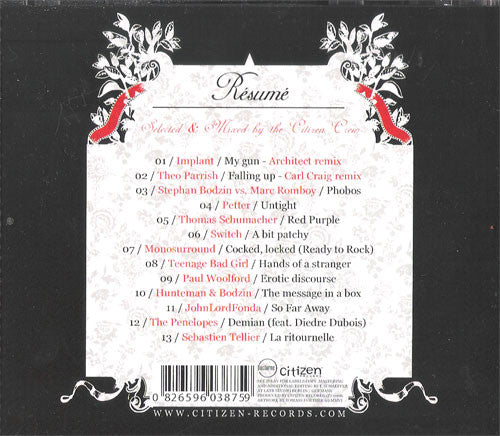 Various : Résumé - Selected & Mixed By Citizen Crew (CD, Comp, Mixed, Bla)