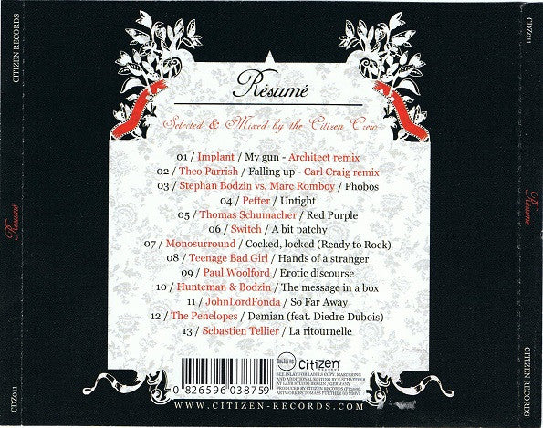 Various : Résumé - Selected & Mixed By Citizen Crew (CD, Comp, Mixed, Bla)
