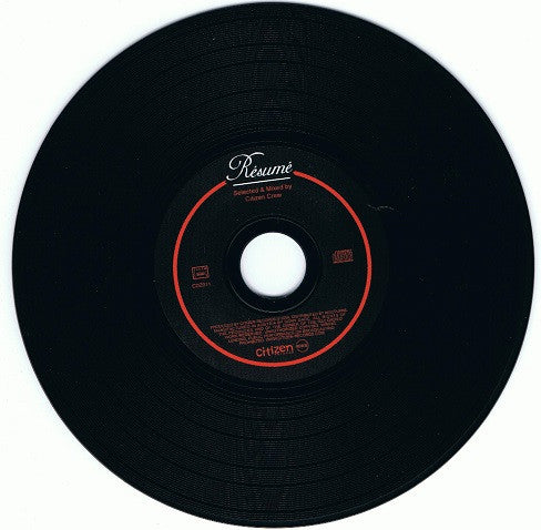 Various : Résumé - Selected & Mixed By Citizen Crew (CD, Comp, Mixed, Bla)