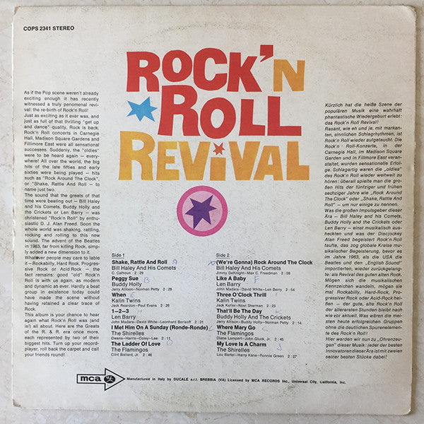 Various : Rock 'N Roll Revival (LP, Comp)