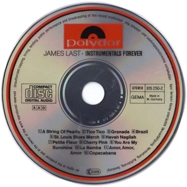 James Last : Instrumental Forever (CD, Comp, RE)