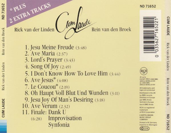 Cum Laude : Cum Laude (CD, Album, RE)