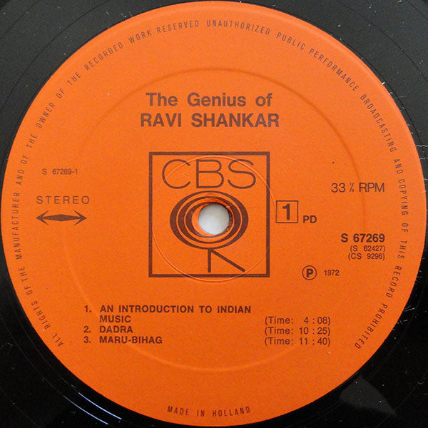 Ravi Shankar : The Genius Of Ravi Shankar (2xLP, Comp)