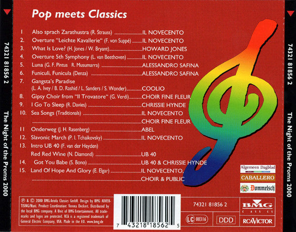 Various : The Night Of The Proms 2000 (Pop Meets Classics) (CD, Comp)