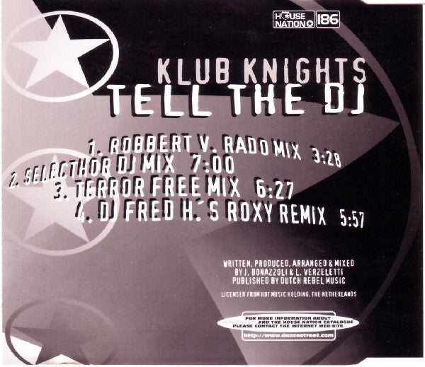 Klub Nights : Tell The DJ (CD, Maxi)