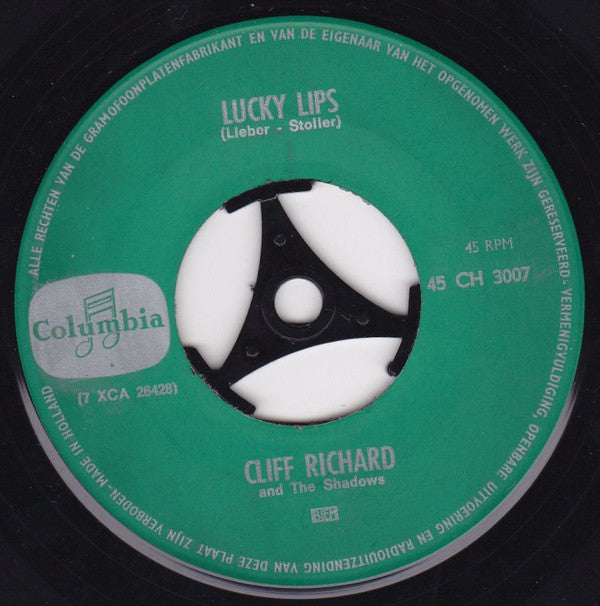 Cliff Richard : Lucky Lips (7", Single)