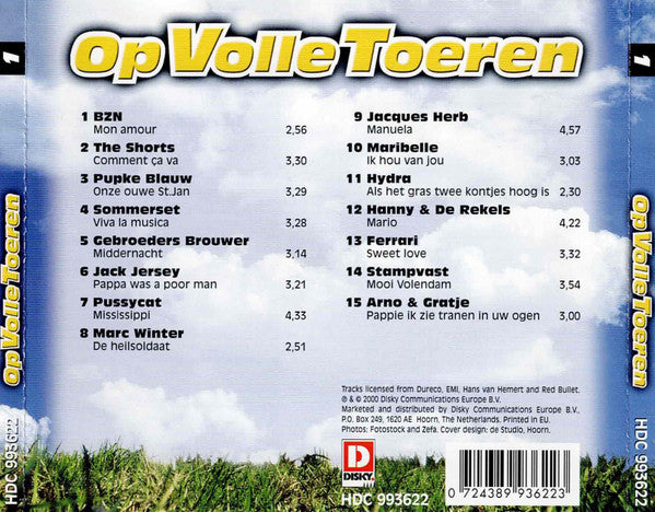 Various : Op Volle Toeren 1 (CD, Comp)