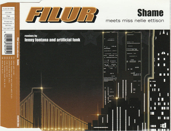 Filur Meets Nellie Ettison : Shame (CD, Maxi)