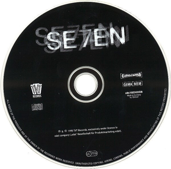 Various : Se7en (Original Motion Picture Soundtrack) (CD, Comp)