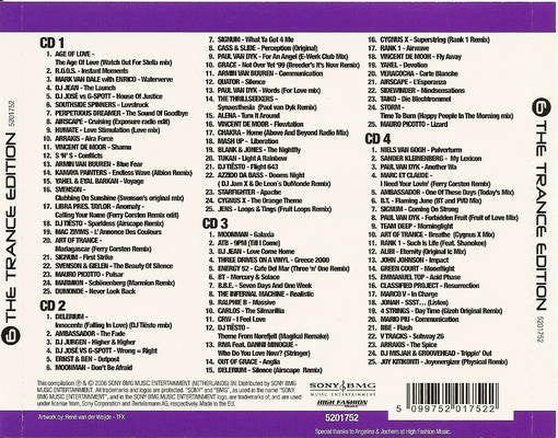 Various : History Of Dance - 6 - The Trance Edition (4xCD, Comp)