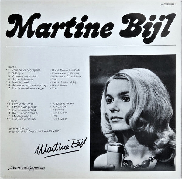 Martine Bijl : Met Vriendelijke Groeten (LP, Comp, RE)